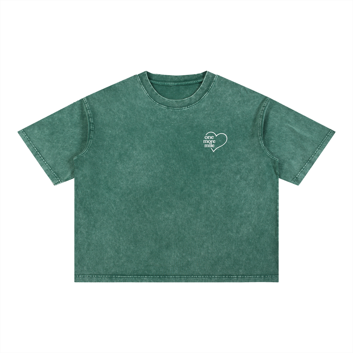 Mineral Wash Boxy Cotton T-Shirt