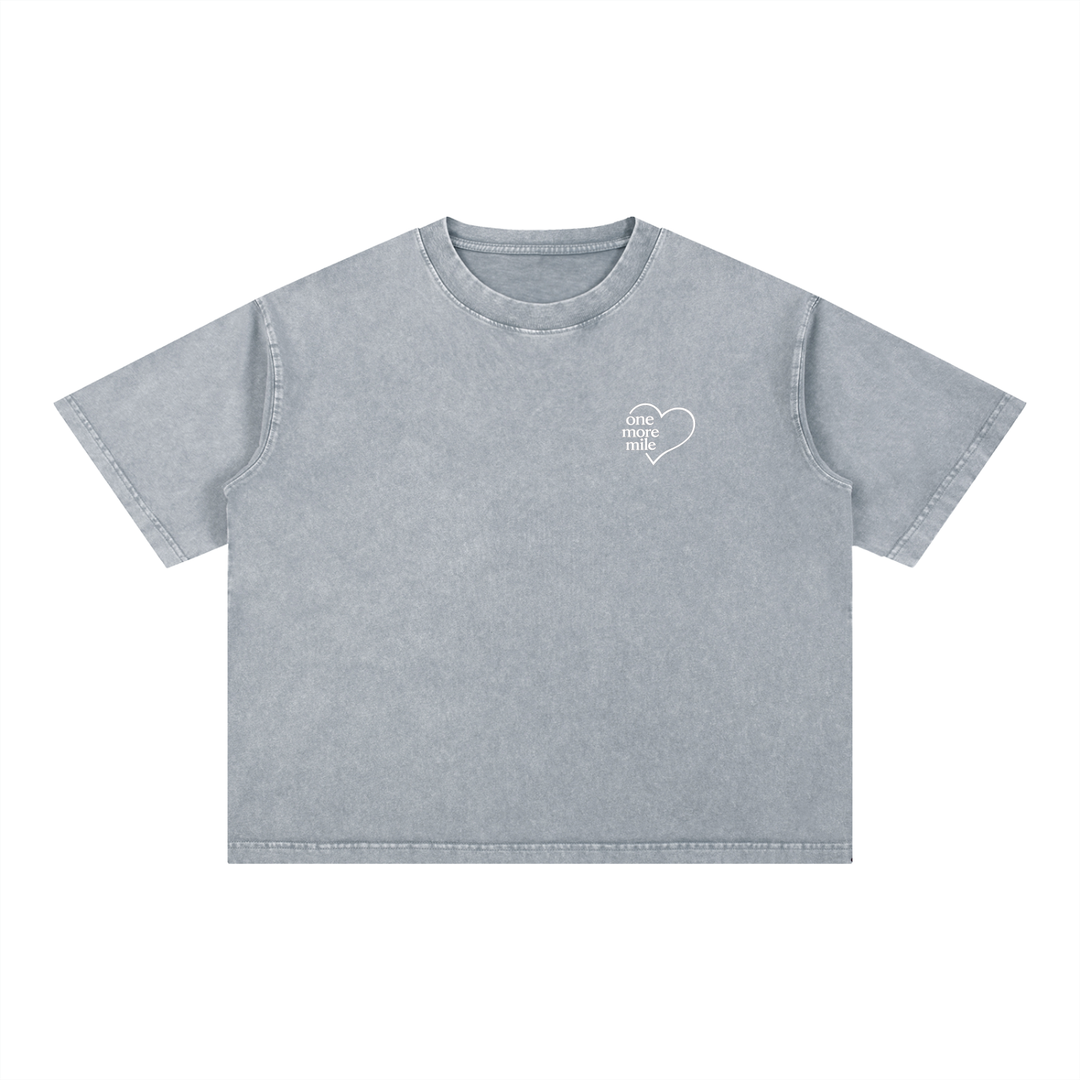 Mineral Wash Boxy Cotton T-Shirt