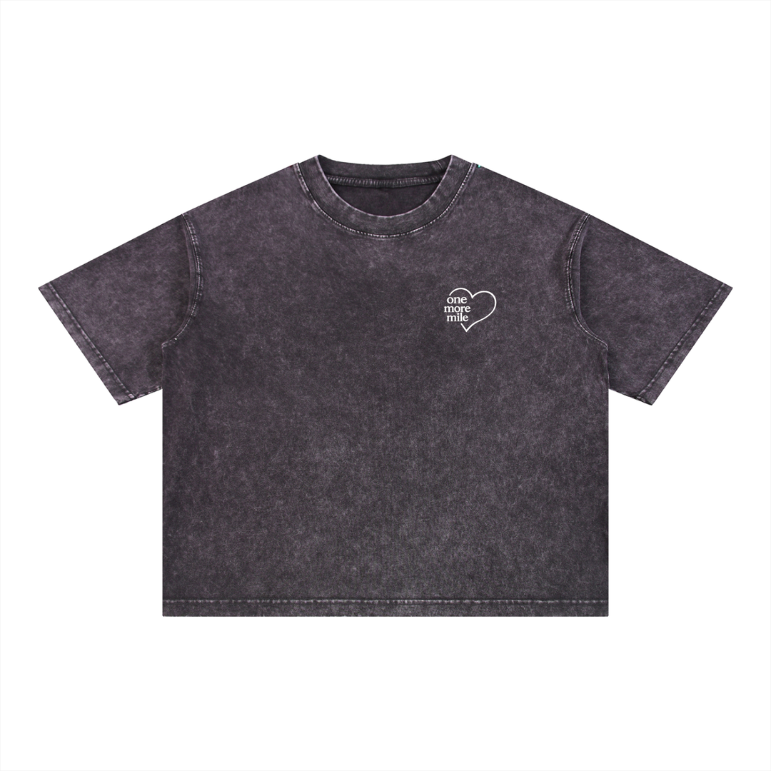 Mineral Wash Boxy Cotton T-Shirt