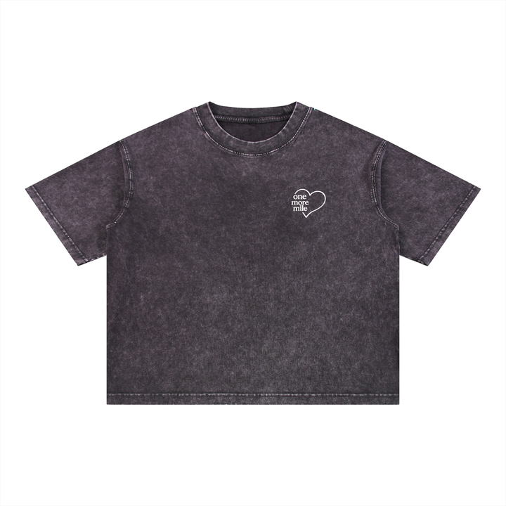 Mineral Wash Boxy Cotton T-Shirt