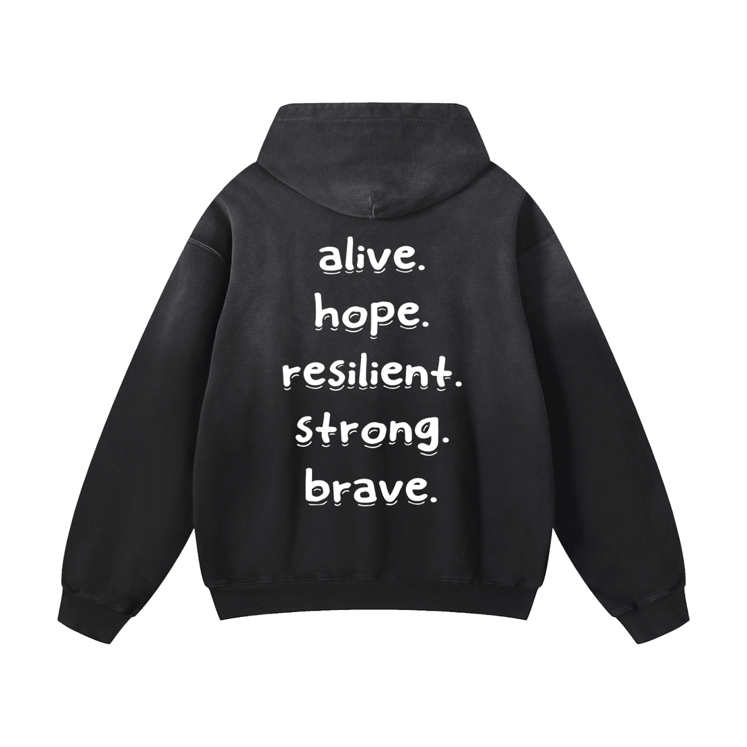 Heavyweight Sunfade Oversized Hoodie