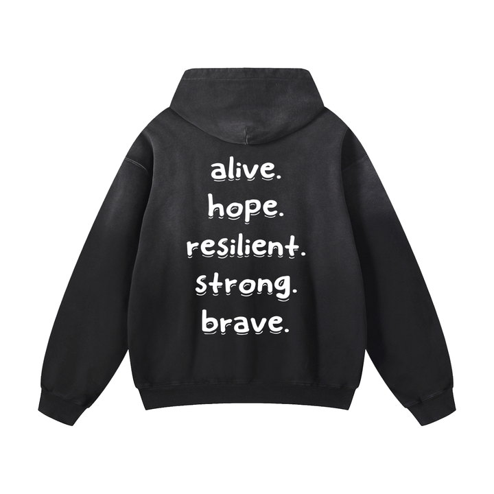 Heavyweight Sunfade Oversized Hoodie