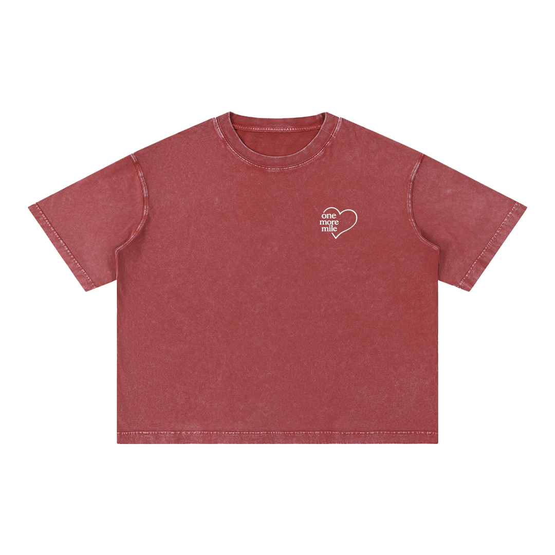 Mineral Wash Boxy Cotton T-Shirt