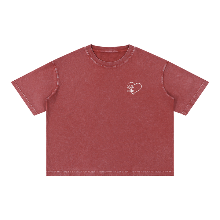 Mineral Wash Boxy Cotton T-Shirt