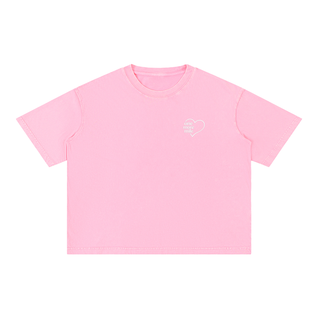 Mineral Wash Boxy Cotton T-Shirt
